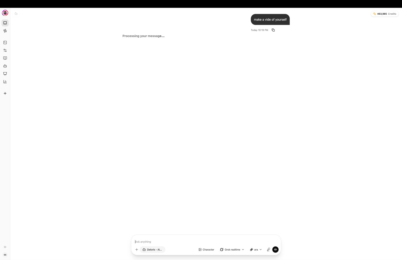 Video generation processing
